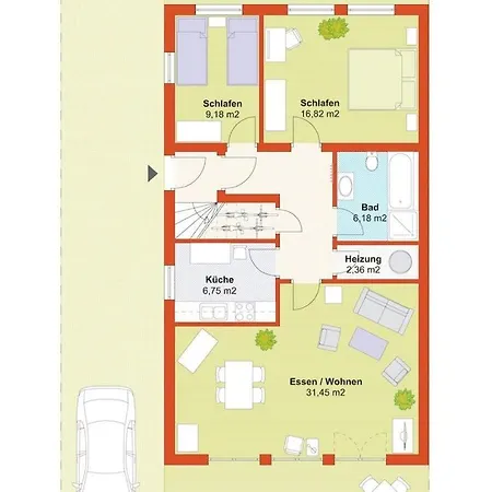 With 2 Bedrooms 브리게